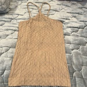 Ribbed night out tank